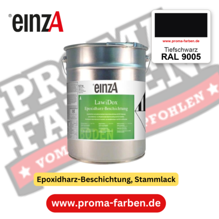 einzA LawiDox Epoxidharz-Beschichtung RAL 9005 Tiefschwarz – online kaufen bei Proma Farben