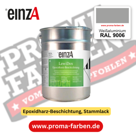 einzA LawiDox Epoxidharz-Beschichtung RAL 9006 Weißaluminium – online kaufen bei Proma Farben