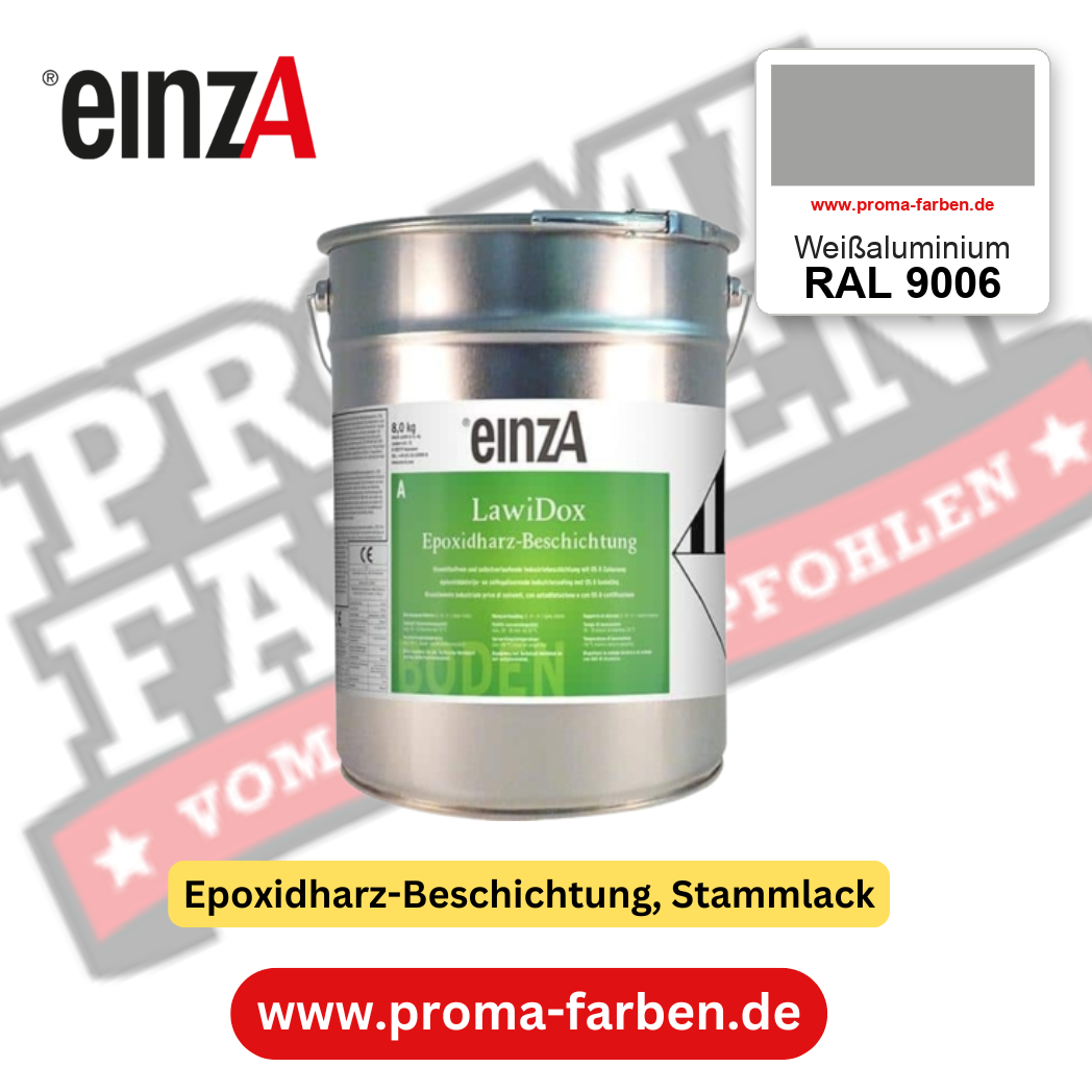 einzA LawiDox Epoxidharz-Beschichtung RAL 9006 Weißaluminium – online kaufen bei Proma Farben