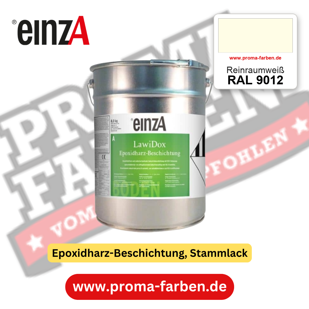 einzA LawiDox Epoxidharz-Beschichtung RAL 9012 Reinraumweiß – online kaufen bei Proma Farben