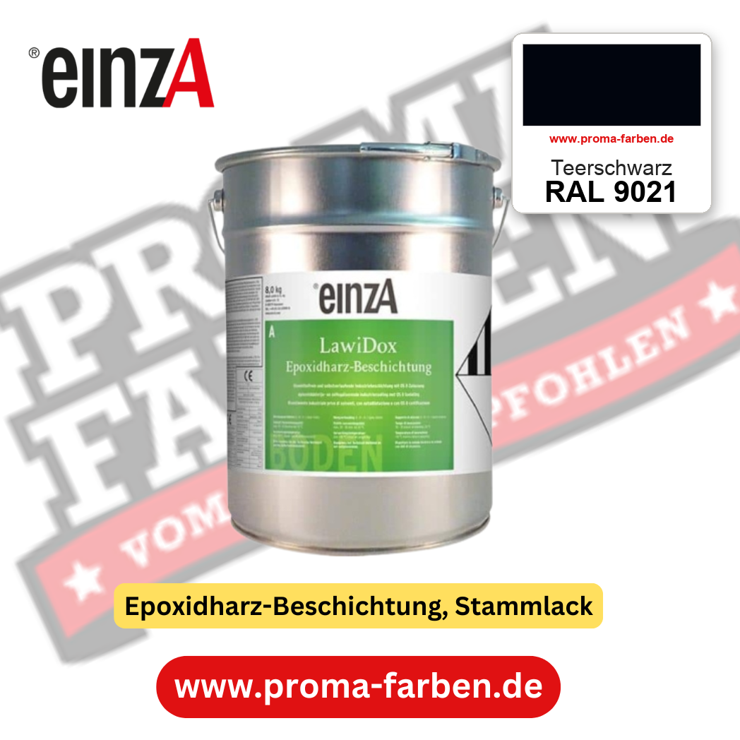 einzA LawiDox Epoxidharz-Beschichtung RAL 9021 Teerschwarz – online kaufen bei Proma Farben