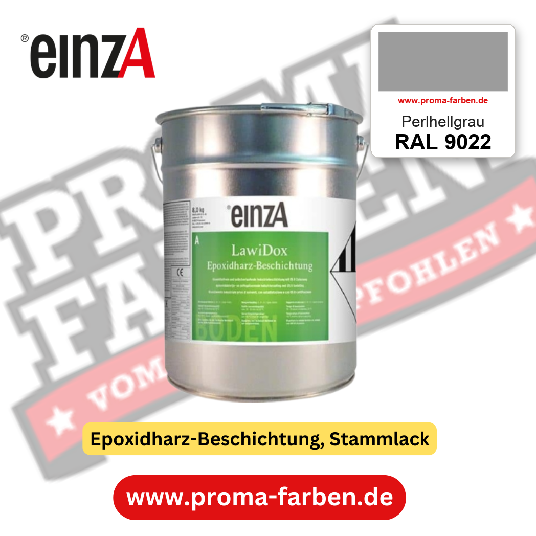 einzA LawiDox Epoxidharz-Beschichtung RAL 9022 Perlhellgrau – online kaufen bei Proma Farben