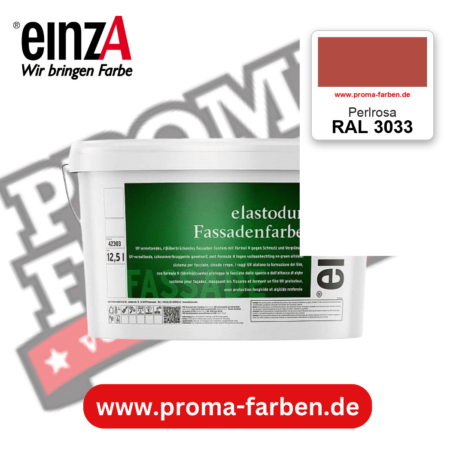 einzA elastodur Fassadenfarbe RAL 3033 Perlrosa – online kaufen bei Proma Farben