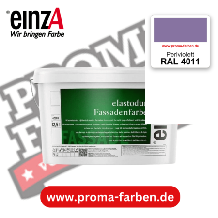 einzA elastodur Fassadenfarbe RAL 4011 Perlviolett – online kaufen bei Proma Farben