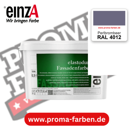 einzA elastodur Fassadenfarbe RAL 4012 Perlbrombeer – online kaufen bei Proma Farben