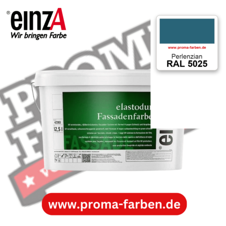 einzA elastodur Fassadenfarbe RAL 5025 Perlenzian – online kaufen bei Proma Farben