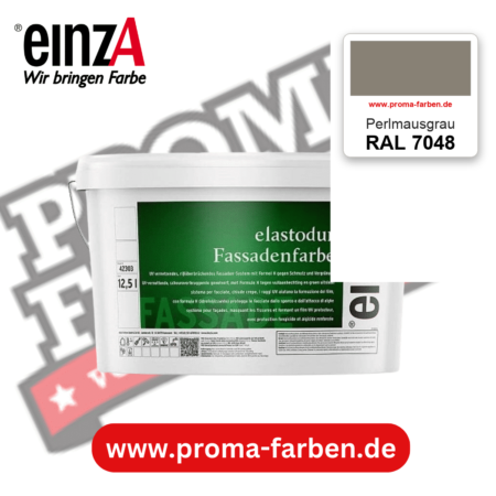 einzA elastodur Fassadenfarbe RAL 7048 Perlmausgrau – online kaufen bei Proma Farben