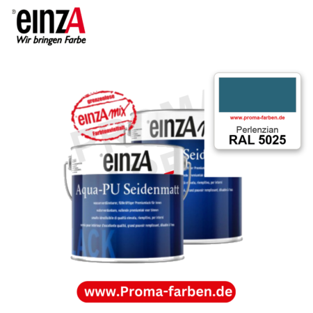 einzA Aqua-PU seidenmatt RAL 5025 Perlenzian – seidenmatter Premium-PU-Lack, online kaufen bei Proma Farben