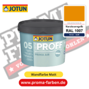 Jotaproff Prima Air 05 RAL 1007 Narzissengelb – deckende matte Innenraumfarbe von Jotun, online kaufen bei Proma Farben