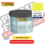 Jotaproff Prima Air 05 RAL 1016 Schwefelgelb – deckende matte Innenraumfarbe von Jotun, online kaufen bei Proma Farben