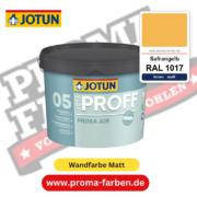 Jotaproff Prima Air 05 RAL 1017 Safrangelb – deckende matte Innenraumfarbe von Jotun, online kaufen bei Proma Farben