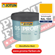 Jotaproff Prima Air 05 RAL 1023 Verkehrsgelb – deckende matte Innenraumfarbe von Jotun, online kaufen bei Proma Farben