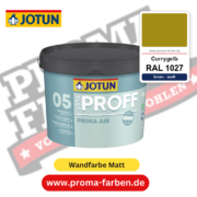 Jotaproff Prima Air 05 RAL 1027 Currygelb – deckende matte Innenraumfarbe von Jotun, online kaufen bei Proma Farben