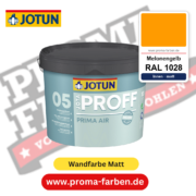 Jotaproff Prima Air 05 RAL 1028 Melonengelb – deckende matte Innenraumfarbe von Jotun, online kaufen bei Proma Farben
