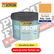 Jotaproff Prima Air 05 RAL 1034 Pastellgelb – deckende matte Innenraumfarbe von Jotun, online kaufen bei Proma Farben