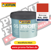 Jotaproff Prima Air 05 RAL 2002 Blutorange – deckende matte Innenraumfarbe von Jotun, online kaufen bei Proma Farben