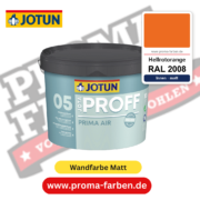 Jotaproff Prima Air 05 RAL 2008 Hellrotorange – deckende matte Innenraumfarbe von Jotun, online kaufen bei Proma Farben