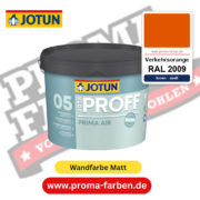 Jotaproff Prima Air 05 RAL 2009 Verkehrsorange – deckende matte Innenraumfarbe von Jotun, online kaufen bei Proma Farben