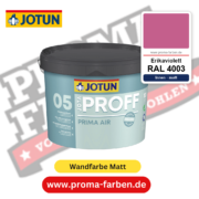 Jotaproff Prima Air 05 RAL 4003 Erikaviolett – deckende matte Innenraumfarbe von Jotun, online kaufen bei Proma Farben