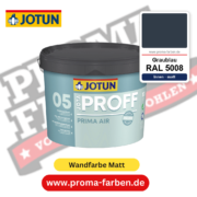 Jotaproff Prima Air 05 RAL 5008 Graublau – deckende matte Innenraumfarbe von Jotun, online kaufen bei Proma Farben
