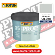 Jotaproff Prima Air 05 RAL 7035 Lichtgrau – deckende matte Innenraumfarbe von Jotun, online kaufen bei Proma Farben