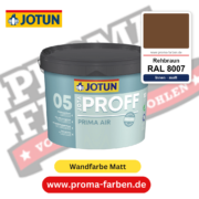 Jotaproff Prima Air 05 RAL 8007 Rehbraun – deckende matte Innenraumfarbe von Jotun, online kaufen bei Proma Farben
