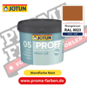 Jotaproff Prima Air 05 RAL 8023 Orangebraun – deckende matte Innenraumfarbe von Jotun, online kaufen bei Proma Farben