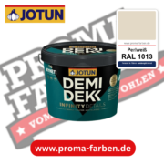 Jotun Demidekk Infinity Details RAL 1013 Perlweiß – deckende Fenster- und Türenfarbe von Jotun, online kaufen bei Proma Farben