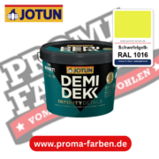 Jotun Demidekk Infinity Details RAL 1016 Schwefelgelb – deckende Fenster- und Türenfarbe von Jotun, online kaufen bei Proma Farben