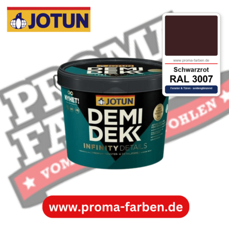 Jotun Demidekk Infinity Details RAL 3007 Schwarzrot – deckende Fenster- und Türenfarbe von Jotun, online kaufen bei Proma Farben
