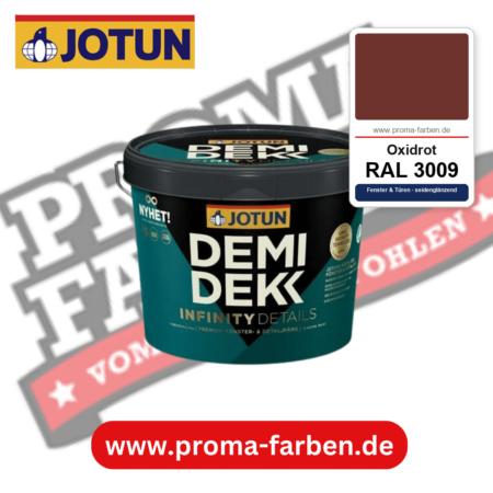 Jotun Demidekk Infinity Details RAL 3009 Oxidrot – deckende Fenster- und Türenfarbe von Jotun, online kaufen bei Proma Farben