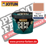 Jotun Demidekk Infinity Details RAL 3012 Beigerot – deckende Fenster- und Türenfarbe von Jotun, online kaufen bei Proma Farben