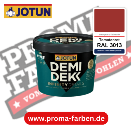 Jotun Demidekk Infinity Details RAL 3013 Tomatenrot – deckende Fenster- und Türenfarbe von Jotun, online kaufen bei Proma Farben
