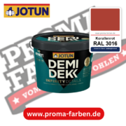 Jotun Demidekk Infinity Details RAL 3016 Korallenrot – deckende Fenster- und Türenfarbe von Jotun, online kaufen bei Proma Farben