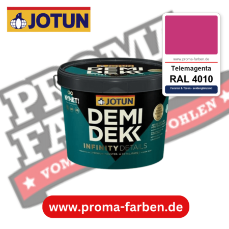 Jotun Demidekk Infinity Details RAL 4010 Telemagenta – deckende Fenster- und Türenfarbe von Jotun, online kaufen bei Proma Farben