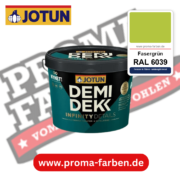 Jotun Demidekk Infinity Details RAL 6039 Fasergrün – deckende Fenster- und Türenfarbe von Jotun, online kaufen bei Proma Farben