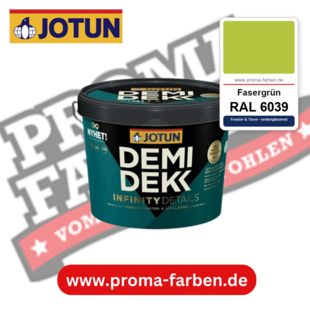 Jotun Demidekk Infinity Details RAL 6039 Fasergrün – deckende Fenster- und Türenfarbe von Jotun, online kaufen bei Proma Farben