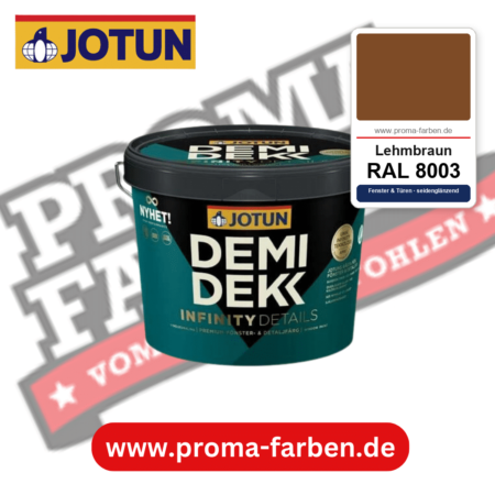Jotun Demidekk Infinity Details RAL 8003 Lehmbraun – deckende Fenster- und Türenfarbe von Jotun, online kaufen bei Proma Farben