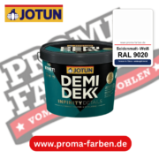 Jotun Demidekk Infinity Details RAL 9020 Seidenmatt–Weiß – deckende Fenster- und Türenfarbe von Jotun, online kaufen bei Proma Farben