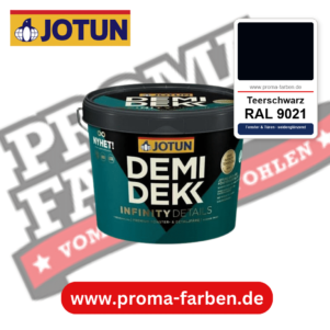 Jotun Demidekk Infinity Details RAL 9021 Teerschwarz – deckende Fenster- und Türenfarbe von Jotun, online kaufen bei Proma Farben