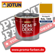 Jotun Demidekk Oljetäckfärg RAL 1005 Honiggelb – ölbasierte deckende Holz- und Wetterschutzfarbe, online kaufen bei Proma Farben