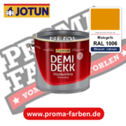Jotun Demidekk Oljetäckfärg RAL 1006 Maisgelb – ölbasierte deckende Holz- und Wetterschutzfarbe, online kaufen bei Proma Farben