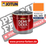 Jotun Demidekk Oljetäckfärg RAL 2003 Pastellorange – ölbasierte deckende Holz- und Wetterschutzfarbe, online kaufen bei Proma Farben