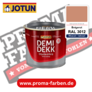 Jotun Demidekk Oljetäckfärg RAL 3012 Beigerot – ölbasierte deckende Holz- und Wetterschutzfarbe, online kaufen bei Proma Farben