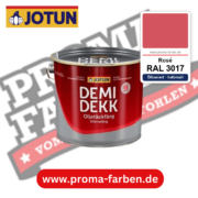 Jotun Demidekk Oljetäckfärg RAL 3017 Rosé – ölbasierte deckende Holz- und Wetterschutzfarbe, online kaufen bei Proma Farben
