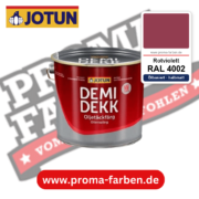 Jotun Demidekk Oljetäckfärg RAL 4002 Rotviolett – ölbasierte deckende Holz- und Wetterschutzfarbe, online kaufen bei Proma Farben