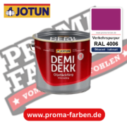 Jotun Demidekk Oljetäckfärg RAL 4006 Verkehrspurpur – ölbasierte deckende Holz- und Wetterschutzfarbe, online kaufen bei Proma Farben