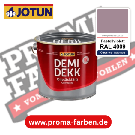 Jotun Demidekk Oljetäckfärg RAL 4009 Pastellviolett – ölbasierte deckende Holz- und Wetterschutzfarbe, online kaufen bei Proma Farben