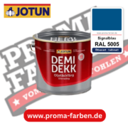 Jotun Demidekk Oljetäckfärg RAL 5005 Signalblau – ölbasierte deckende Holz- und Wetterschutzfarbe, online kaufen bei Proma Farben