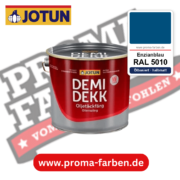 Jotun Demidekk Oljetäckfärg RAL 5010 Enzianblau – ölbasierte deckende Holz- und Wetterschutzfarbe, online kaufen bei Proma Farben